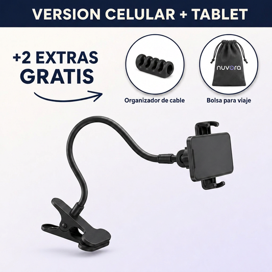Nuvora Flex 360 — Soporte Flexible Manos Libres para Celular